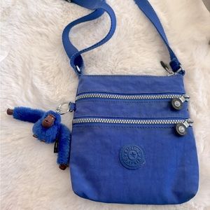 blue kipling cross body bag